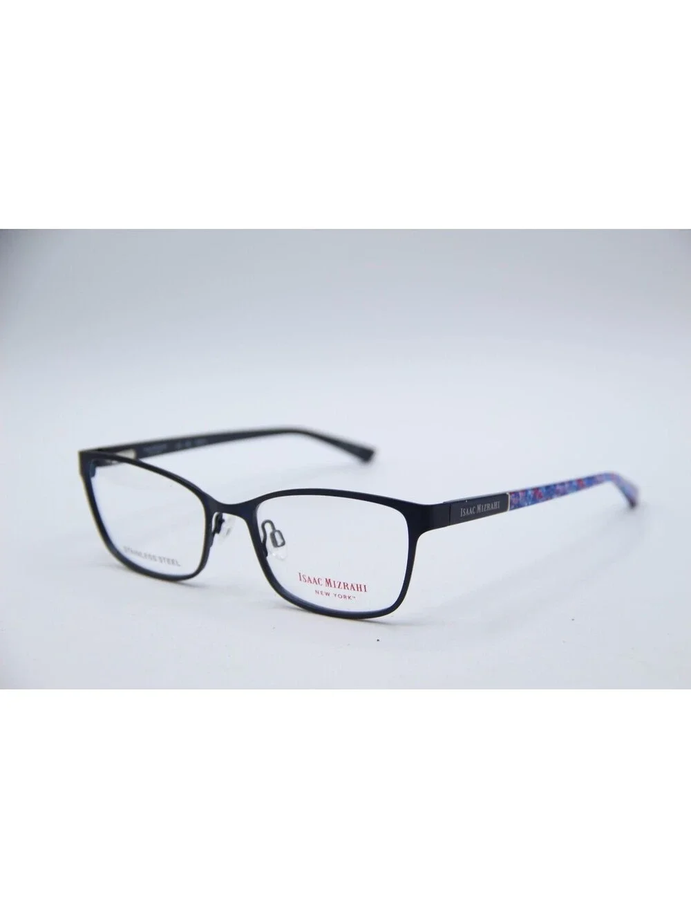 Isaac Mizrahi Im30075 Bl Blue Floral Authentic Eyeglasses 52-17-135